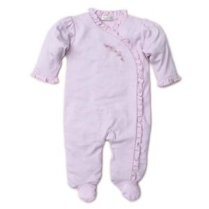 Kissy Kissy Premier Pink Vines Footie Newborn